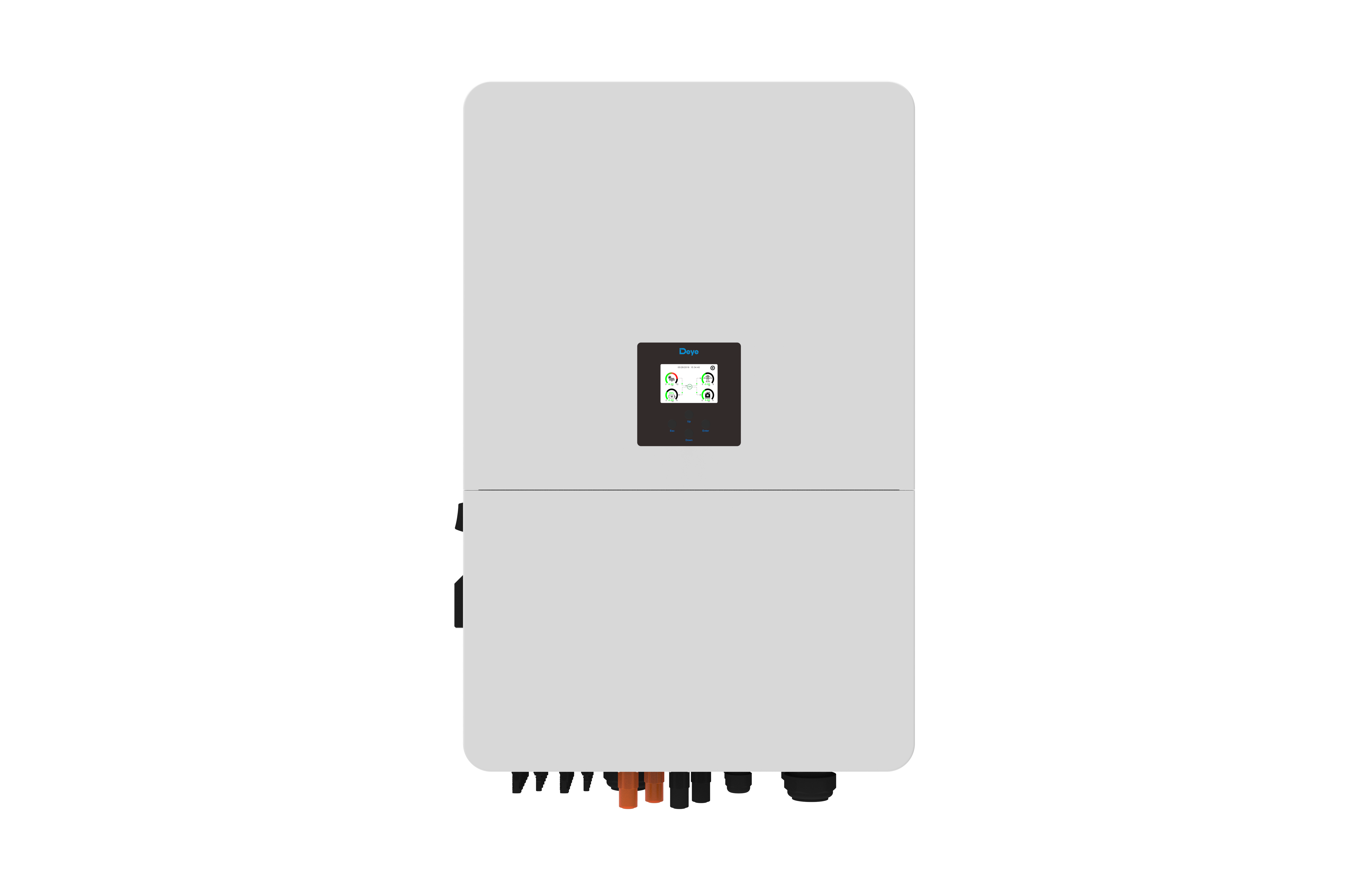 Invertor hibrid Deye SUN-80K-SG02HP3-EU-EM6, 80 kW, trifazat, HV