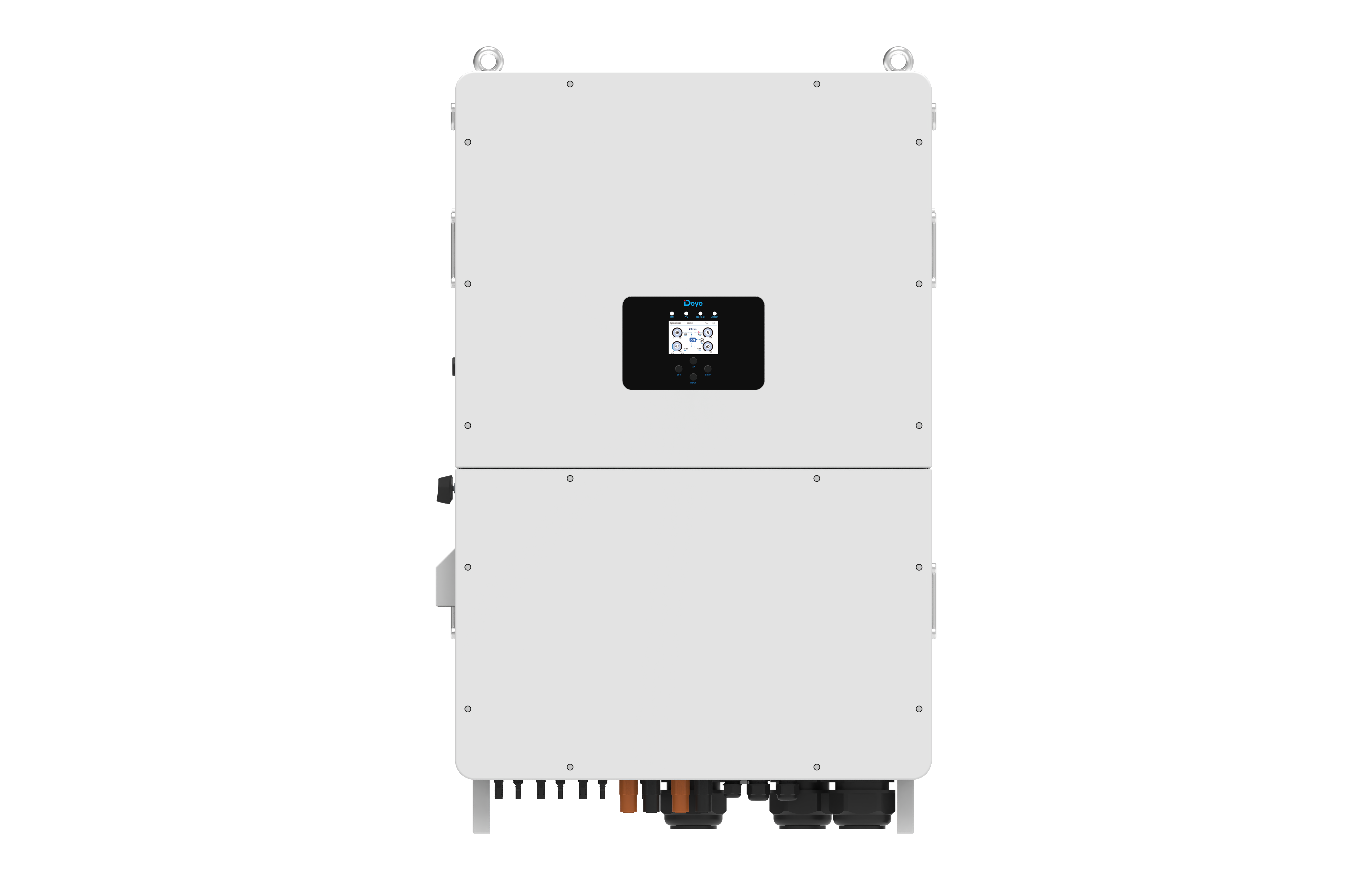 Invertor hibrid Deye SUN-100K-SG02HP3-EU-GM10, 100 kW, trifazat, HV