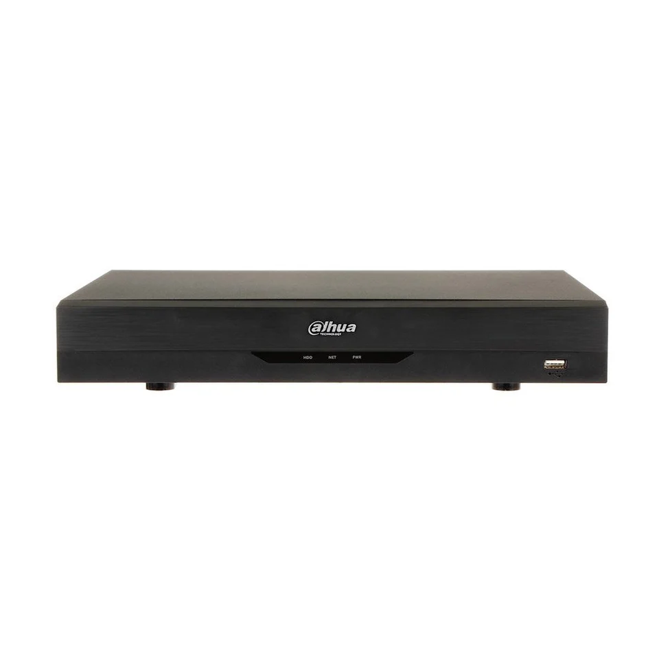 DVR Penta-brid WizSense Dahua XVR5104HE-I3, 4 canale, 5 M-N, protectie perimetrala, recunoastere faciala