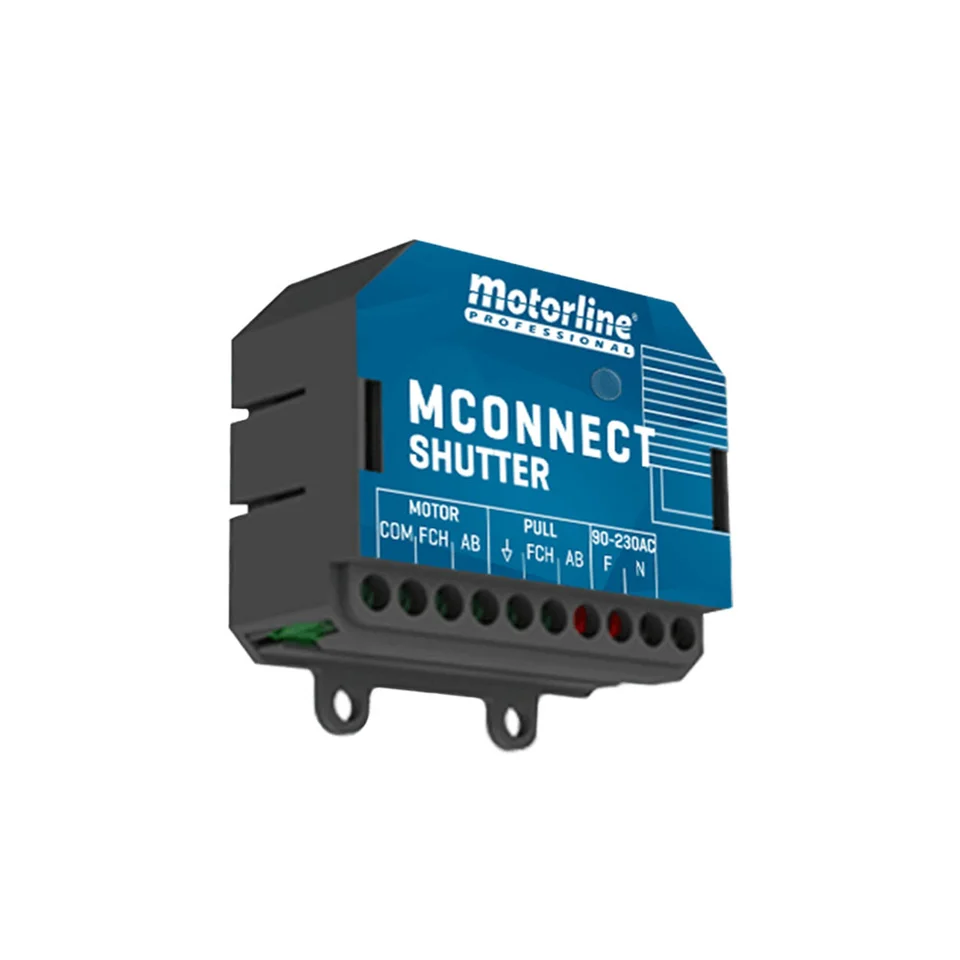Modul pentru automatizarea draperiilor Motorline MCONNECT SHUTTER, WiFi, Bluetooth, 2.4 GHz, control de pe telefon