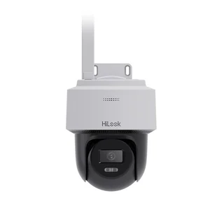 Camera supraveghere wireless rotativa WiFi PT Hikvision HiLook PTZ-N2C400I-W(W), 4 MP, IR 30 m, slot card, 2.8 mm, microfon, difuzor, detectie miscare