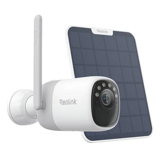 Camera supraveghere wireless IP WiFi 6 Dual Band cu panou solar Reolink Altas B630+SOLAR, 4 MP, 4 mm, PIR 10 m slot card, microfon si difuzor, night vision color, acumulator 20000 mAh, detec
