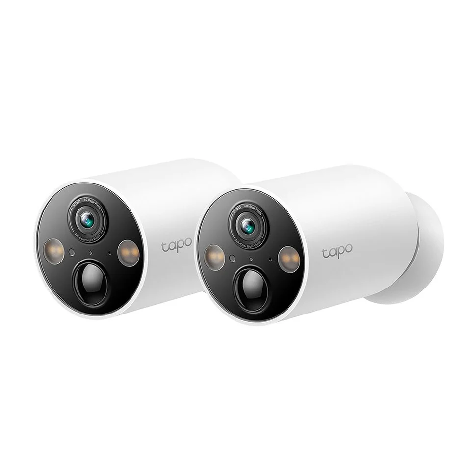 Set camere supraveghere wireless IP WiFi TP-Link Starlight TAPO C425(2-PACK), 4 MP, IR 15 m, microfon si difuzor, slot card, control prin aplicatie, 10000 mAh, detectie smart, baza magnet…