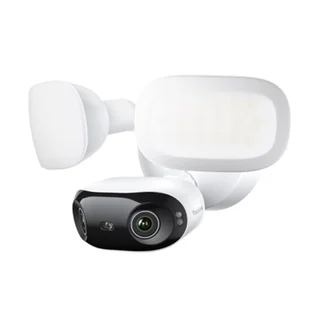 Camera supraveghere panoramica wireless cu lentila duala IP WiFi 6 Reolink Elite Floodlight Full Color F751W, 8 MP, 2.8 mm, 180 grade, slot card, lumina alba/IR 30 m, 2 proiectoare LED 3000 