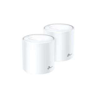 Sistem Mesh Gigabit Dual-Band TP-Link DECO X60(2-PACK), 2 porturi, 2.4/5.0 GHz, 2402 Mbps, 465 M, WiFi6