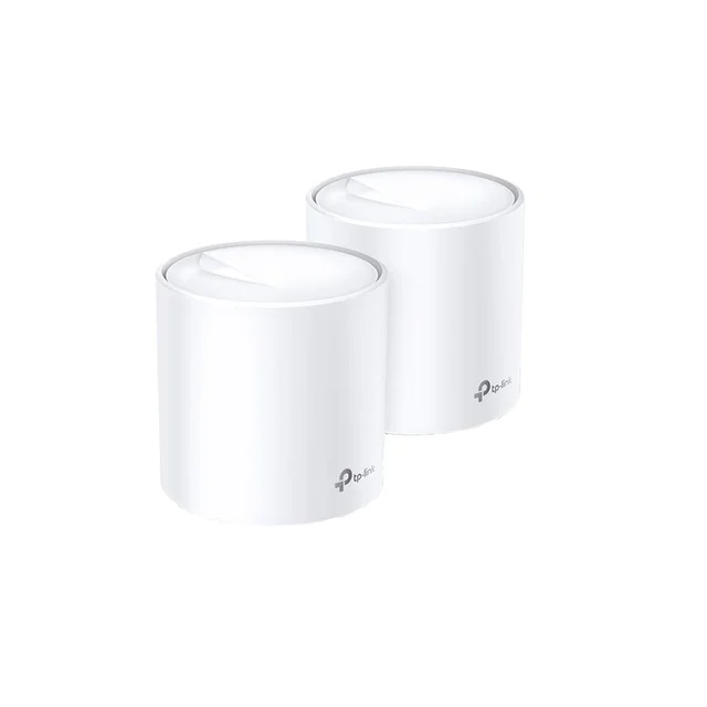 Sistem Mesh Gigabit Dual-Band TP-Link DECO X60(2-PACK), 2 porturi, 2.4/5.0 GHz, 2402 Mbps, 465 M, WiFi6