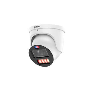 Camera supraveghere IP Dome motorizata cu iluminare duala Dahua WizSense IPC-HDW3849H-ZAS-PV-2712-PRO, 8 MP, 2.7-12 mm, IR/Lumina alba 50 m, alarma sonora si luminoasa, microfon dublu, difuz