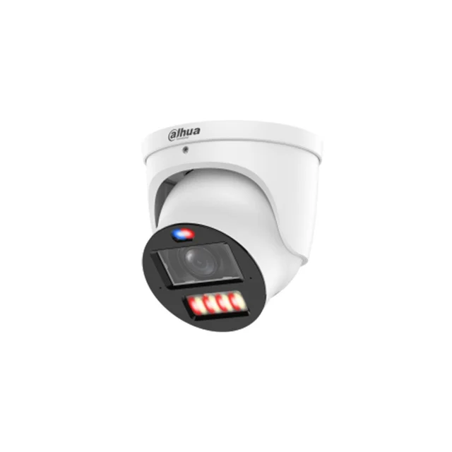 Camera supraveghere IP Dome motorizata cu iluminare duala Dahua WizSense IPC-HDW3849H-ZAS-PV-2712-PRO, 8 MP, 2.7-12 mm, IR/Lumina alba 50 m, alarma sonora si luminoasa, microfon dublu, di…