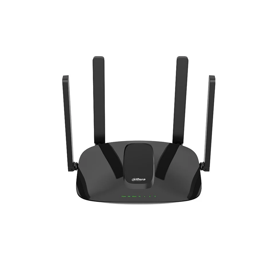 Router wireless 4G LTE Dahua MR403, Wi-Fi 2.4 GHz, 300 Mbps, 3x LAN, 1x WAN, nano SIM