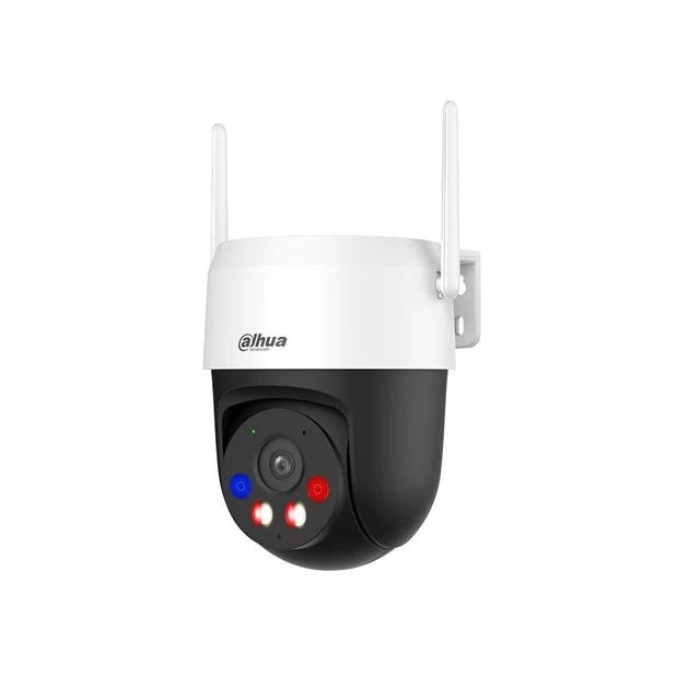 Camera supraveghere WiFi Exterior Dahua Active Defense PT P5AS‑PV, Pan/Tilt 360, WiFi 6, 5MP, Vedere nocturna, Detectie AI persoane/vehicule, Iluminare Duala, Urmarire automata, Patrulare…