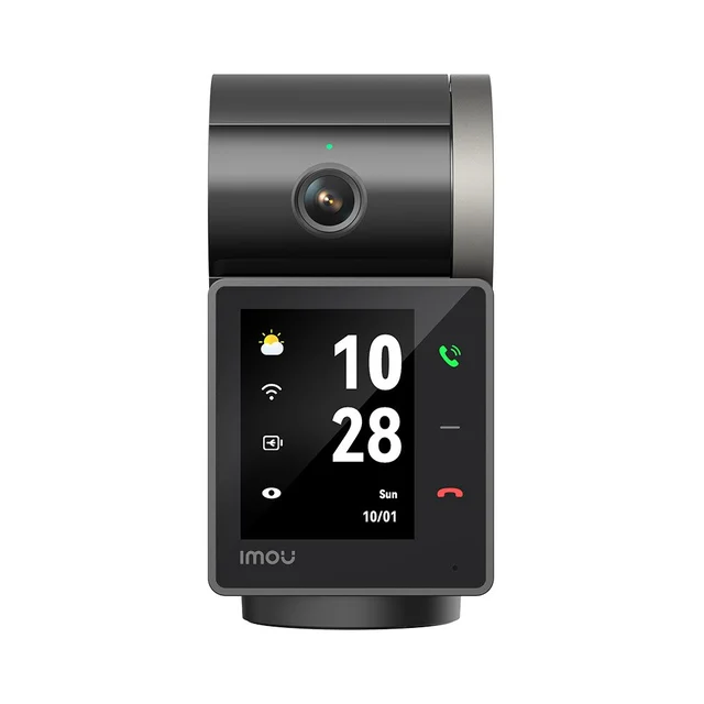 Camera supraveghere wireless IP WiFi Imou Rex VT Pro Active Deterrence IPC-S2VBP-5M0WR, 5 MP 3K, 3.6 mm, IR 20 m, ecran 2.4 inch, acumulator 2000 mAh, intercom, microfon si difuzor, slot …