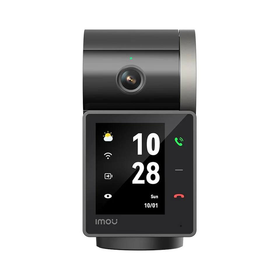 Camera supraveghere wireless IP WiFi Imou Rex VT Pro Active Deterrence IPC-S2VBP-5M0WR, 5 MP 3K, 3.6 mm, IR 20 m, ecran 2.4 inch, acumulator 2000 mAh, intercom, microfon si difuzor, slot …