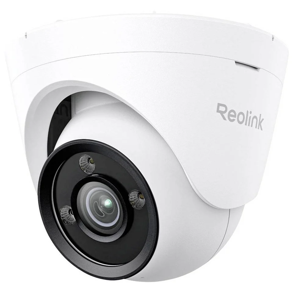 Camera supraveghere IP Dome Full Color Reolink CX820 ColorX P335X, 8 MP, 4 mm, night vision color, microfon si difuzor, lumina alba 30 m, slot card, sirena, protectie perimetrala, detecti…