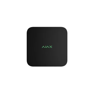 NVR Ajax, 8 canale, 4K, tamper, 100Mbps, detectia miscarii, negru