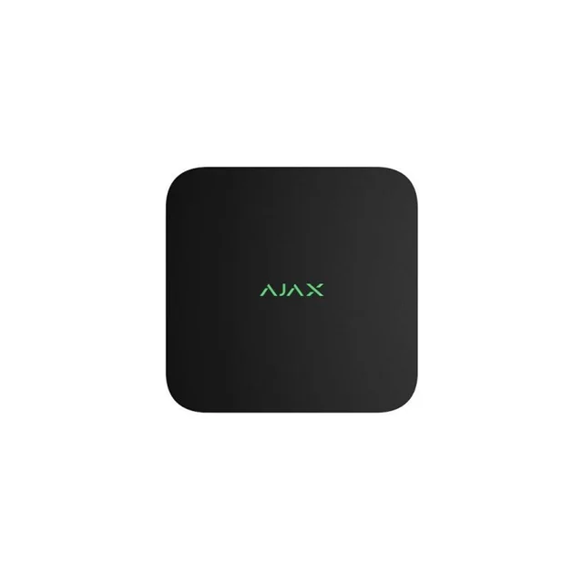 NVR Ajax, 8 canale, 4K, tamper, 100Mbps, detectia miscarii, negru