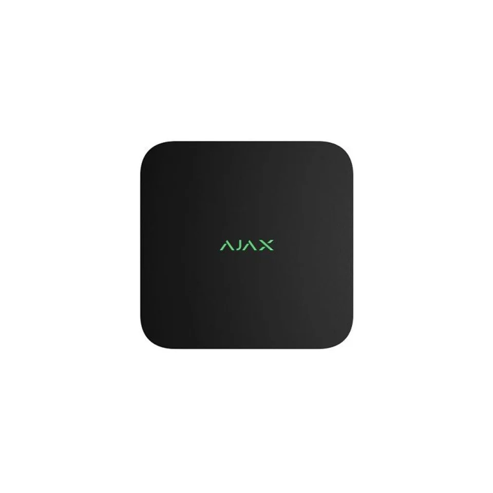NVR Ajax, 8 canale, 4K, tamper, 100Mbps, detectia miscarii, negru