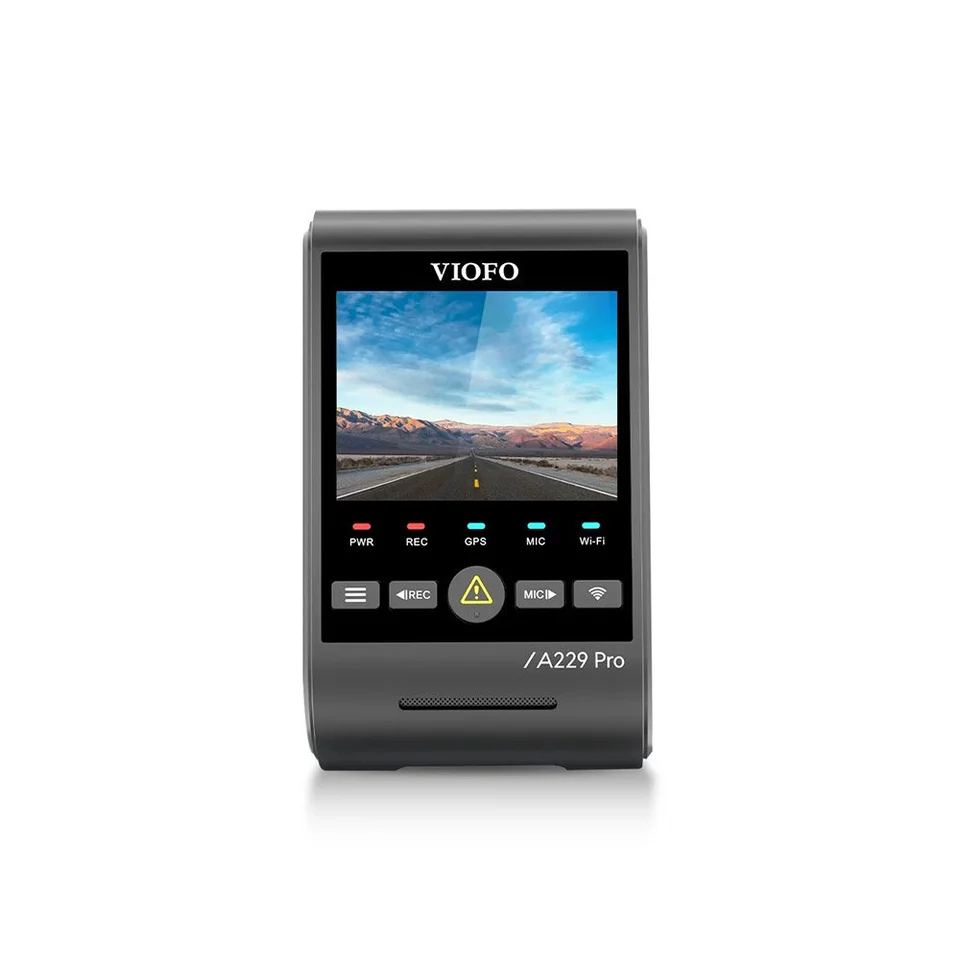 Camera auto cu WiFi dual band Viofo A229 PRO 1CH, 8 MP, 2.4-5 Ghz, GPS, control vocal, night vision, slot card