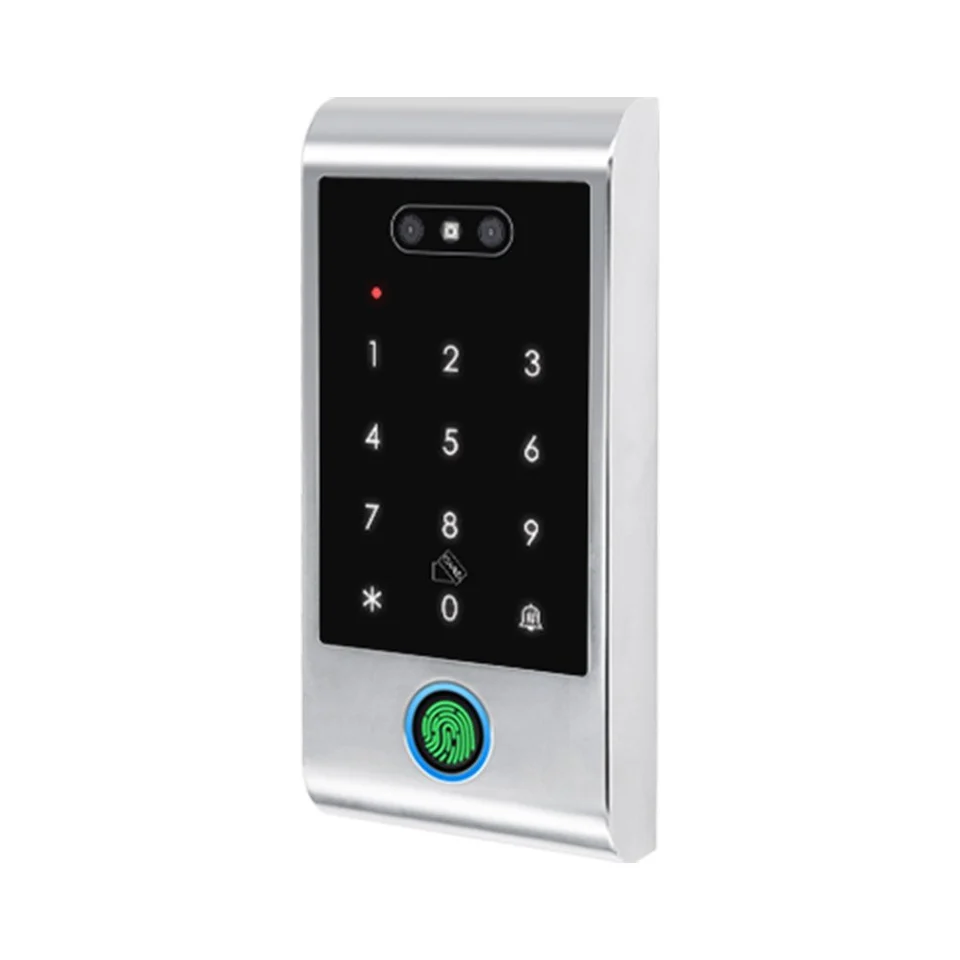 Cititor de proximitate cu recunoastere faciala si amprenta Secukey VF6, Bluetooth + WiFi, 2.4GHz, TTLock, card Mifare 13.56MHz, DESFire, cod PIN, 1000 utilizatori, control din aplicatie, …