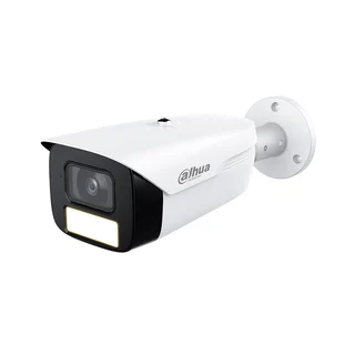 Camera supraveghere exterior HDCVI Full Color Dahua Smart Light+ HAC-HFW1239MH-A-LED-0360B-S3, 2 MP, 3.6 mm, iluminare LED 50 m, microfon incorporat