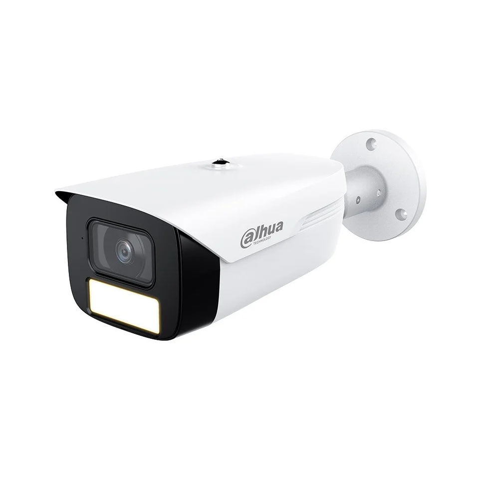 Camera supraveghere exterior HDCVI Full Color Dahua Smart Light+ HAC-HFW1239MH-A-LED-0360B-S3, 2 MP, 3.6 mm, iluminare LED 50 m, microfon incorporat