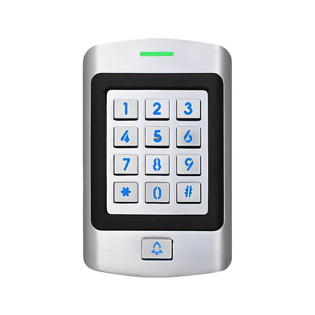 Cititor de proximitate standalone cu tastatura si sonerie Secukey K9, PIN, Card, 125KHz