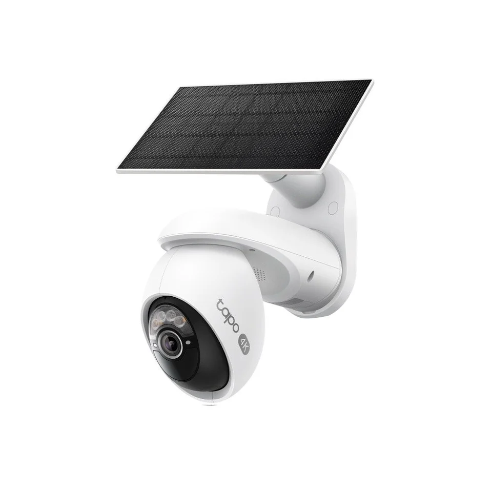 Camera supraveghere exterior wireless PT cu iluminare duala si panou solar Tapo Starlight C660 KIT, 8 MP, 4 mm, IR/lumina calda 12 m, microfon si difuzor, sirena 93 dB, acumulator 10000 m…