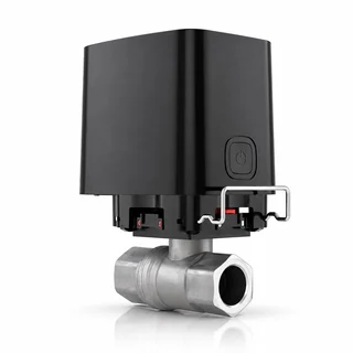 Electrovalva smart WiFi pentru apa cu inchidere de la distanta AJAX WATERSTOP 3/4, DN 20, RF 1100 m, anti-sabotaj, negru