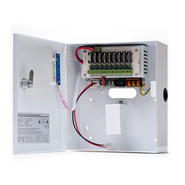 Sursa de alimentare cu back-up ZTP1205B-09F, 5A, 12-14V, 9 iesiri