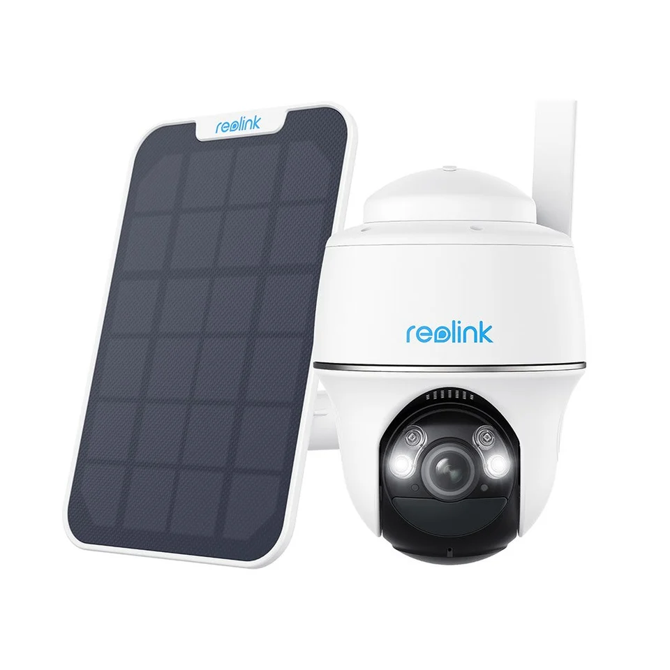 Camera supraveghere GSM 4G Speed Dome Reolink Go PT Plus G430+SOLAR, 5 MP, microfon si difuzor, IR 10 m, PIR, slot card, zoom digital 10x, acumulator 6000 mAh + panou solar, cablu 4 m, mu…