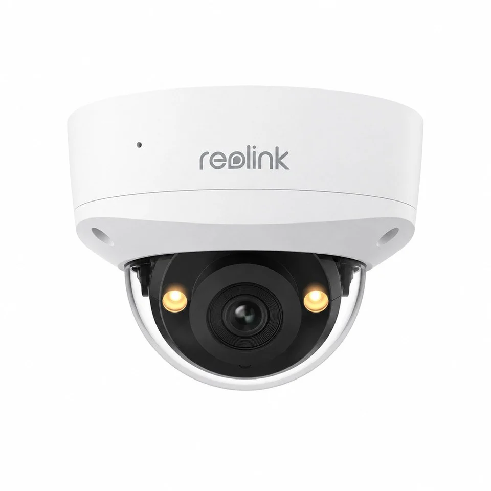 Camera supraveghere IP Dome Reolink Full Color Active Deterrence P347, 12 MP, 2.8 mm, lumina alba / IR 30 m, unghi 145 grade, slot card, microfon si difuzor, sirena, avertizare luminoasa,…