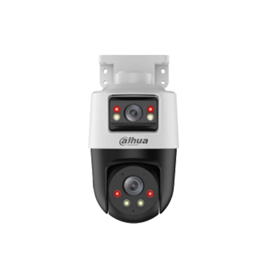 Camera supraveghere IP Speed Dome PT cu lentila duala Dahua WizSense Smart Dual Light SDT2A200-2F-NB-A-PV, 2MP, 4 mm, IR/lumina alba 30 m, slot card, detectie om/vehicul, microfon si difu…