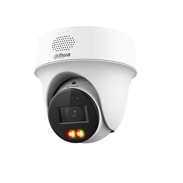 Camera supraveghere rotativa IP Speed Dome PT cu iluminare duala Dahua Active Deterrence IPC-PT1239H-PV-0280B, 2 MP, 2.8 mm, IR/Iumina alba 30 m, microfon si difuzor, protectie perimetral…