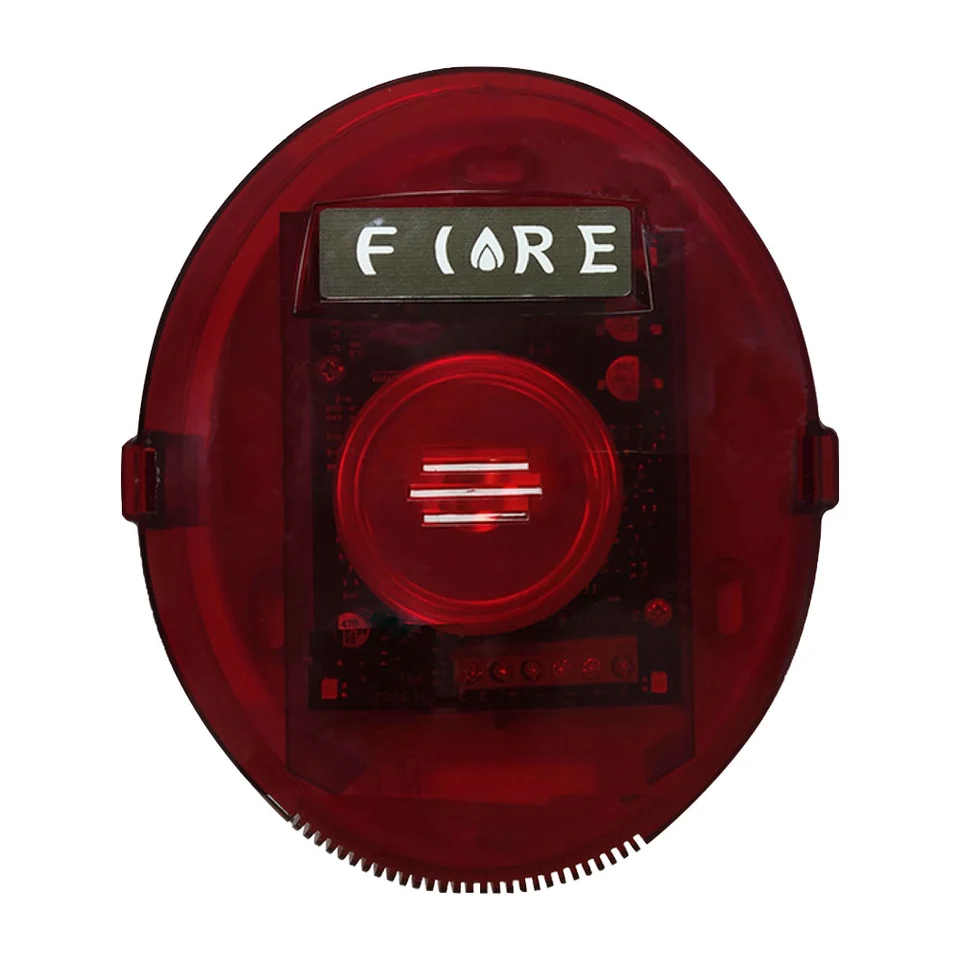Sirena de incendiu cu flash adresabila UniPOS FD7204D, 80 dB, LED, UniTalk