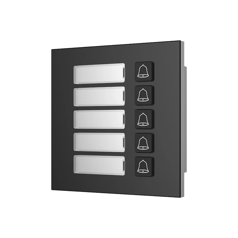 Extensie videointerfon de exterior Dahua VTO4202FB-MB5, 5 familii, aparent / ingropat, 5V DC, negru