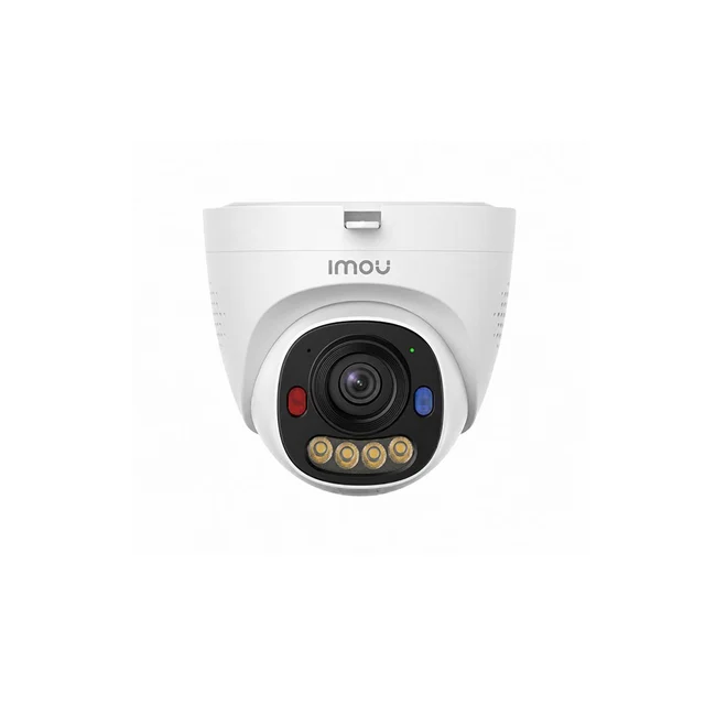 Camera supraveghere IP Dome Imou IPC-PS8EP-8X0, 8 MP, 2.8mm, IR 30m, microfon si difuzor, slot card, lumina avertizare, detectie om/vehicul, PoE