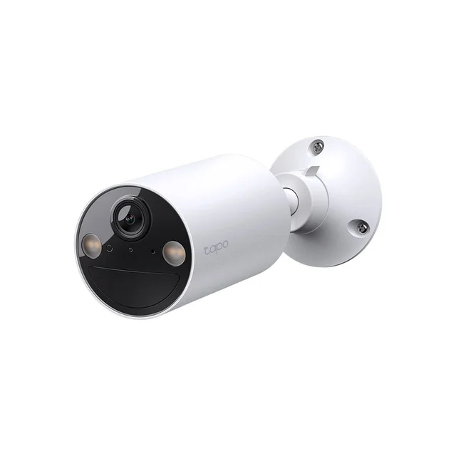 Camera exterior wireless WiFi cu acumulator si iluminare duala TP Link Tapo C410, 3 MP, 3.17 mm, IR/Lumina alba 9.1 m, microfon si difuzor, alarma 94 dB, control vocal, slot card