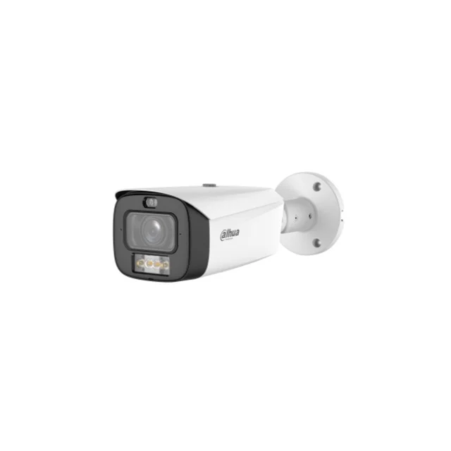 Camera supraveghere exterior IP motorizata cu iluminare duala Dahua WizSense IPC-HFW3849T1-ZAS-PV-2712-PRO, 8 MP, 2.7-12 mm, IR/lumina calda 60/60 m, detectie AI, alarma, microfon dublu, …