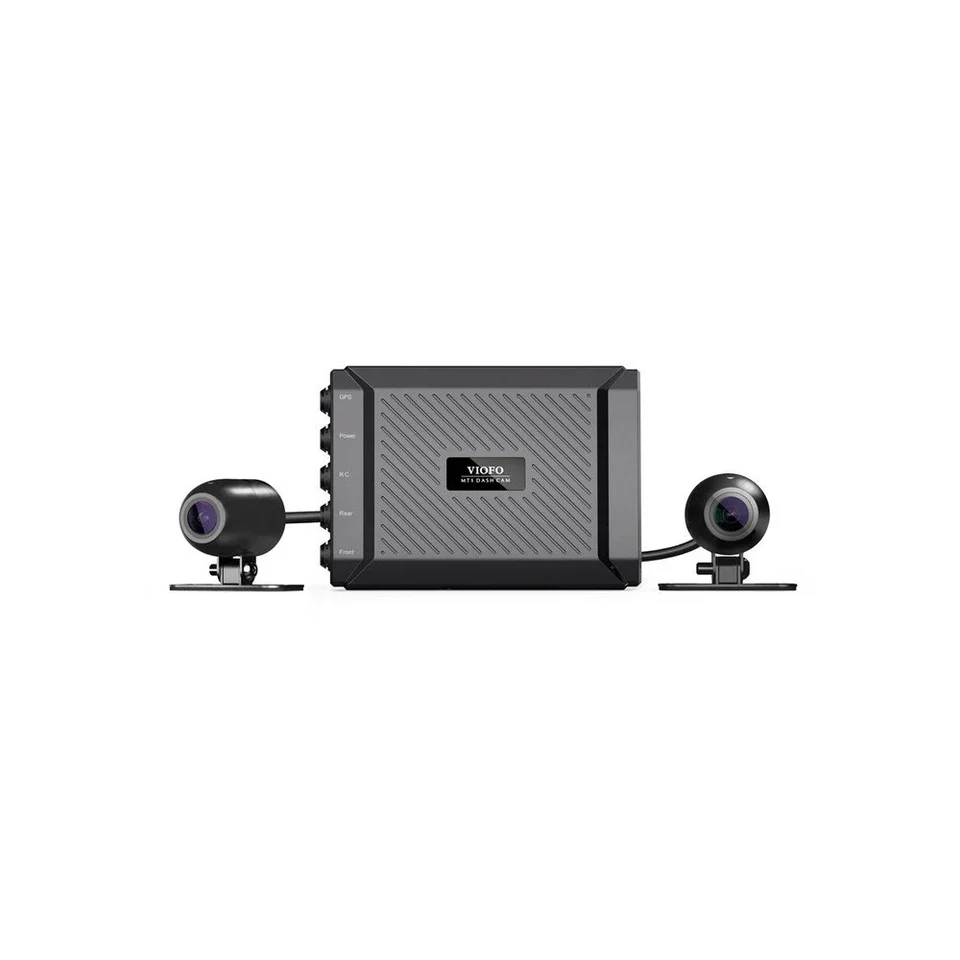 Camera video fata/spate pentru motociclete VIOFO MT1, 2 x 2 MP, WiFi, GPS Logger, slot card, microfon si difuzor, card 32GB inclus