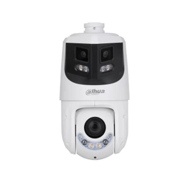 Camera supraveghere IP Speed Dome PTZ Dahua Starlight TiOC SDT4E425-8P-GB-APV1, 8MP + 4MP, 5 - 125mm, IR/lumina alba 100m/50m, 25x, slot card, Smart tracking, panoramic, PoE+
