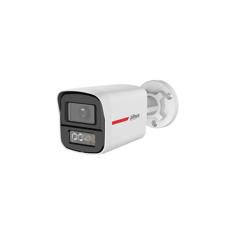 Camera supraveghere exterior analogica cu iluminare duala Dahua HAC-HFW1549X-IL-A-PRO-0280B-DIP, 5 MP, 2.8 mm, IR/lumina calda 50 m, microfon dublu