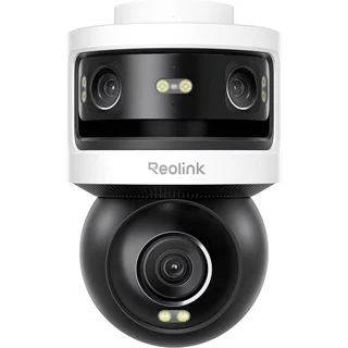 Camera supraveghere rotativa panoramica IP PT cu lentila tripla Reolink OMVI 3i P931, 5+5+8MP, 2.8mm, 6mm, IR/lumina alba 30 m, acoperire 360 grade, slot card, microfon si difuzor, auto trac