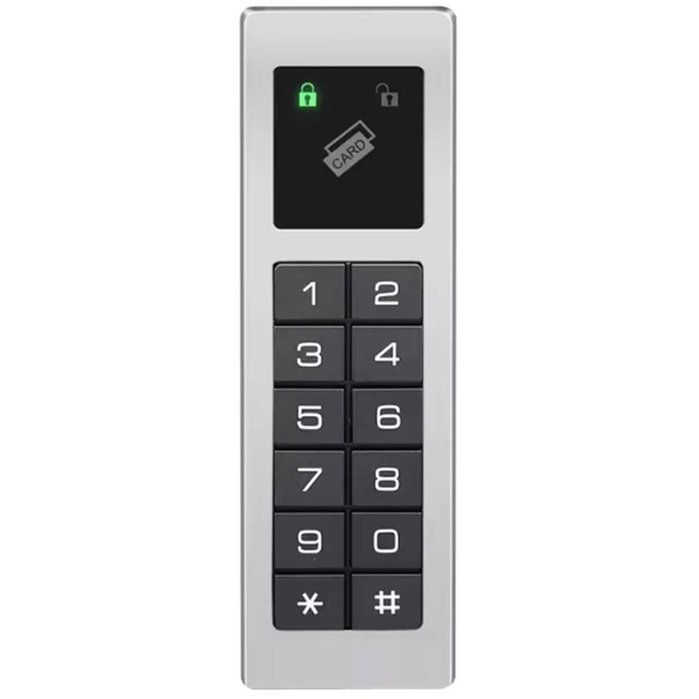 Incuietoare standalone cu tastatura pentru vestiare si dulapuri Secukey D14-A, cod PIN, cartela / tag, alarma, back-up extern