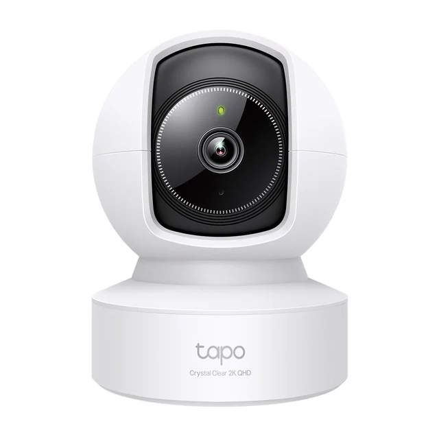 Camera supraveghere interior IP wireless WiFi PT TP-Link TAPO C222, 4 MP, 4 mm, IR 12 m, slot card, microfon si difuzor, detectie smart, 360 grade, sirena, Ethernet