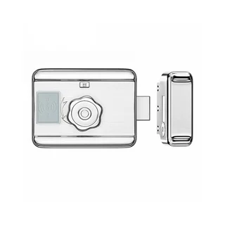 Yala electromagnetica cu cititor proximitate LinkPower VI-602A, card EM, 12V, nichel, 500.000 cicluri
