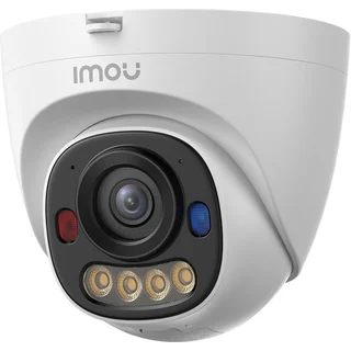Camera supraveghere IP Dome Imou PS8D Active Deterrence AOR IPC-PS8DP-3V0-0280B, 3 MP, 2.8 mm, IR/lumina alba 30 m, smart night vision, microfon, slot card, lumina avertizare, detectie om/ve