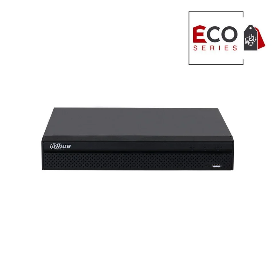 NVR Dahua Eco Series NVR2108HS-4KS3, 8 canale, 12 MP, 80 Mbps, ONVIF, 1U, rackabil