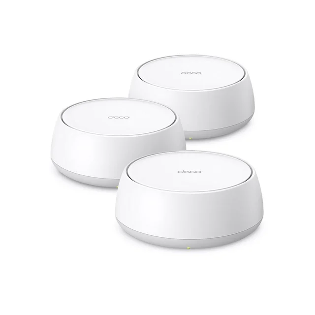Sistem mesh dual band TP-Link Deco BE25, WiFi 7, 2.5Gbps, 3600 Mbps, AI Mesh, Mu-Mimo, 3 bucati