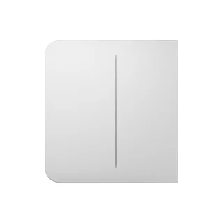 Panou lateral pentru intrerupator dublu AJAX SIDEBUTTON (2-GANG), alb