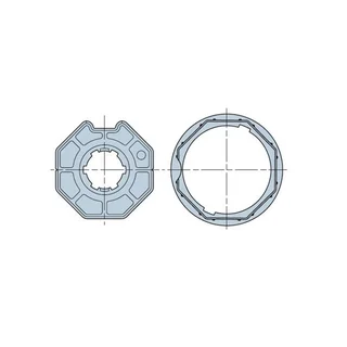 Adaptor octogonal Nice 516.07000