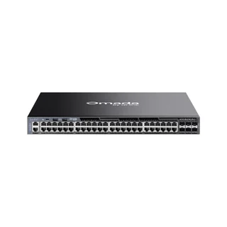 Switch rackabil Gigabite cu 48 porturi Omada TP-Link SG6654X, 6x SFP+, MAC 32K, 216 Gbps, cu management